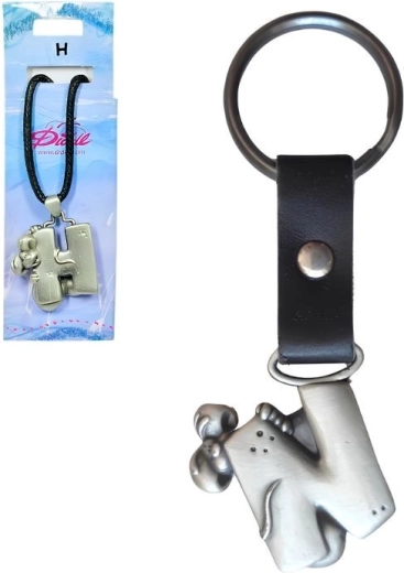 Collana per bambini Diddl con pietrina decorativa e lettera