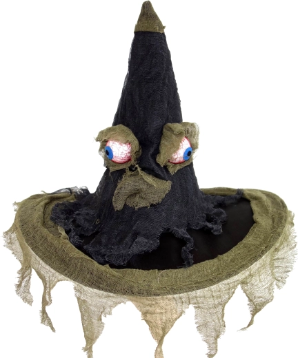 Cappello da strega nero, a punta (universale)