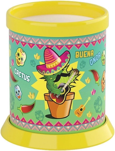 Portapenne in plastica Ring – organizer da tavolo elegante