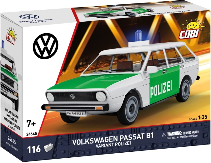 Cobi Volkswagen Passat B1 Variant polizia 1:35 (116 pezzi)