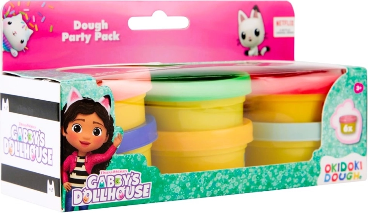 Pasta modellabile La casa delle bambole di Gabby, 6 colori