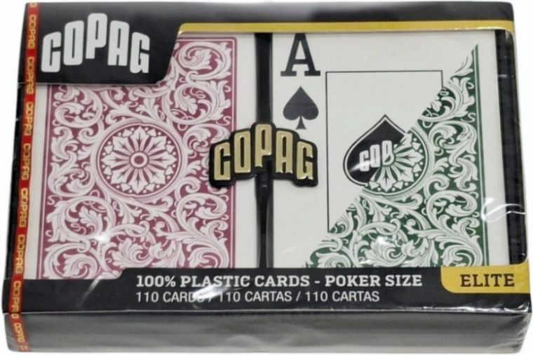 Carte da gioco Copag Elitte Jumbo per poker – 2 mazzi