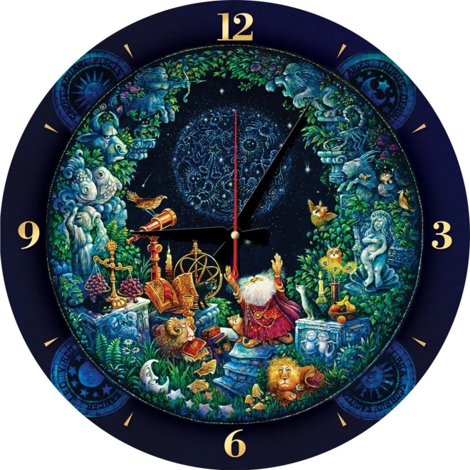 ART PUZZLE puzzle orologio astrologia, 570 pezzi, con cornice