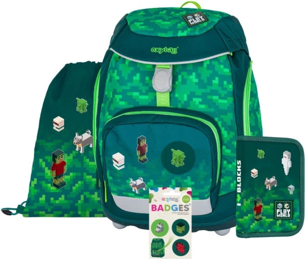 Set scolastico 4 pz OXYBAG OXY Sherpy Playworld