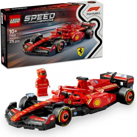 LEGO Speed Champions 77242 Auto da corsa Ferrari SF-24 F1