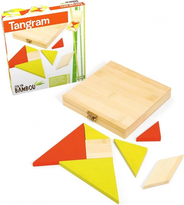 Tangram di bambù Jeujura