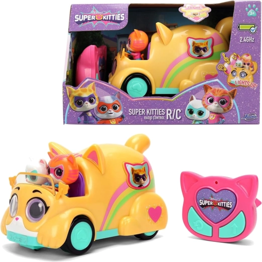 Jada Toys SuperKitties auto radiocomandata RC con Ginny e Bitsy