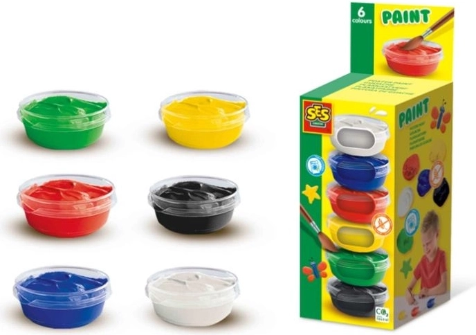 SES Creative colori a tempera 6 × 45 ml
