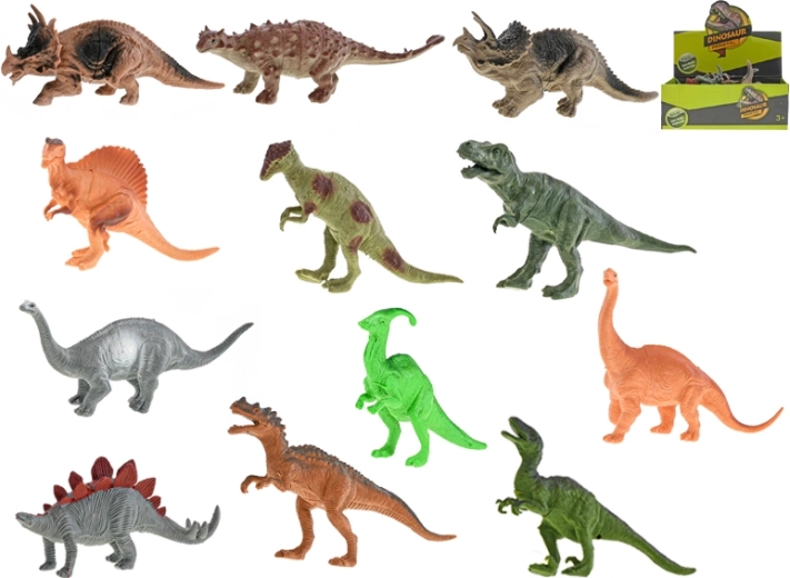 Set di dinosauri 14–18 cm, 12 pezzi