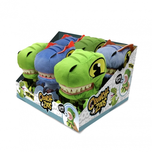 Dinosauro di peluche Crunchazoos con suono