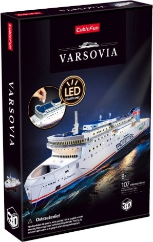 Puzzle 3D Cubic Fun traghetto Varsovia - 1 pezzo