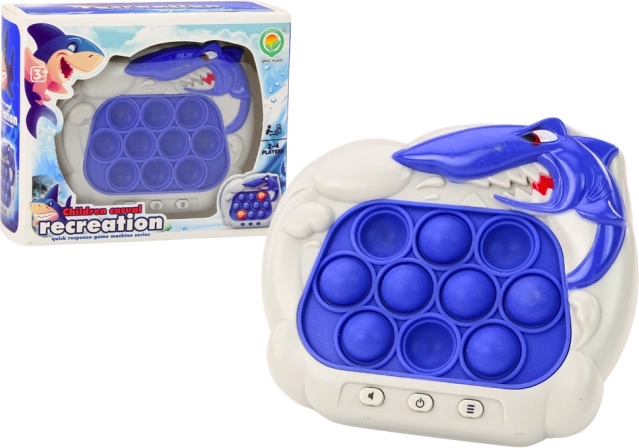 Console Pop-It Squalo Luci Suoni Blu