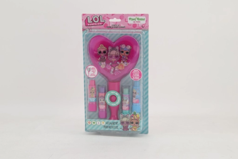 set cosmetico con specchietto luminoso lol