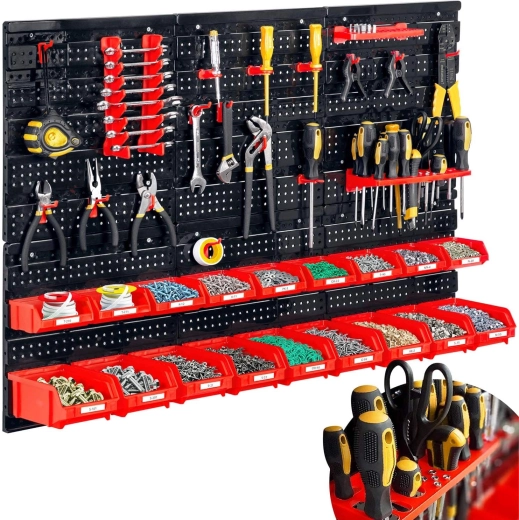 Bacheca da parete per utensili da officina 96 × 76 cm HUMBERG