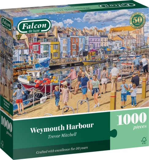 Puzzle Falcon Porto di Weymouth 1000 pezzi
