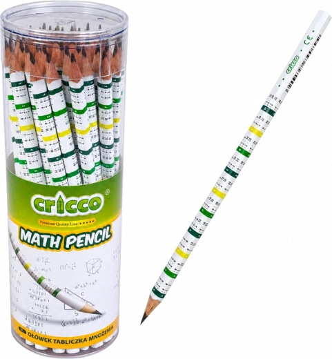 Matita triangolare HB con tabellina CRICCO - 1 pezzo