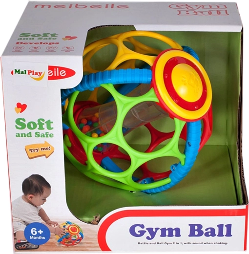 Sonaglio morbida pallina per neonati 15 cm