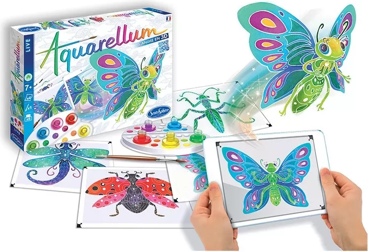Sentosphere kit creativo ad acquerello insetti