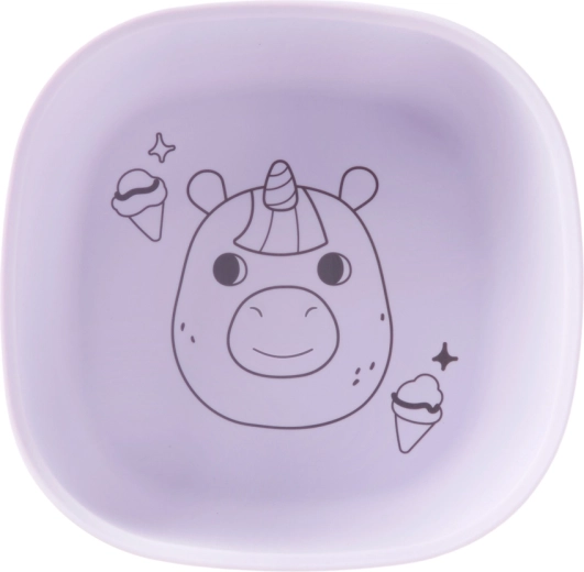 Ciotola in silicone Skip Hop Besties squad purple per bambini dai 2 anni