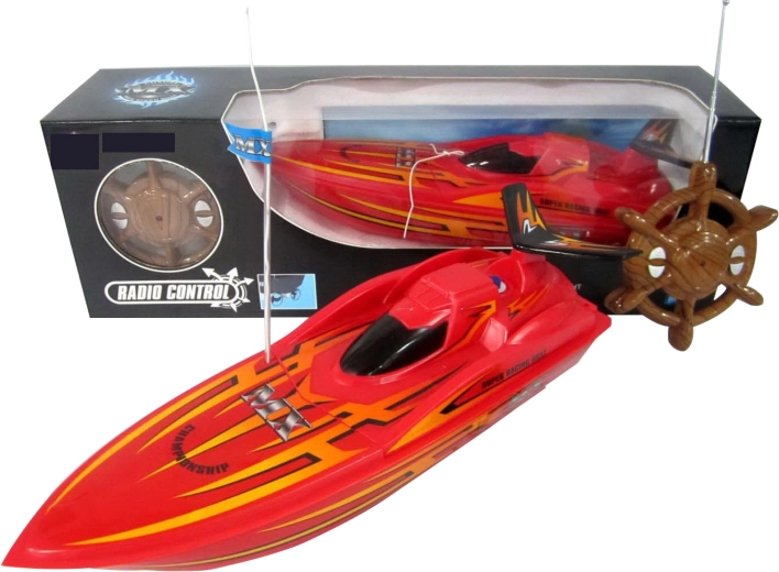 Motoscafo da gara radiocomandato Sparkys MX rosso 1:10