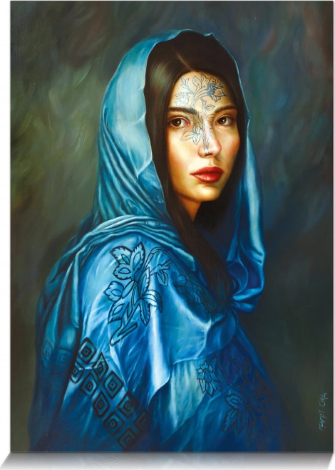 Puzzle Giglio blu 500 pezzi