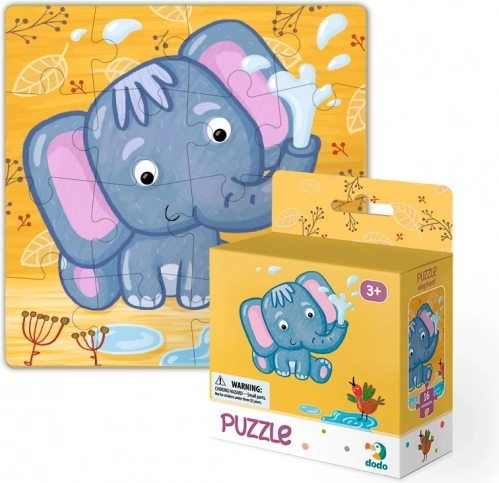 Puzzle elefantino 16 pezzi