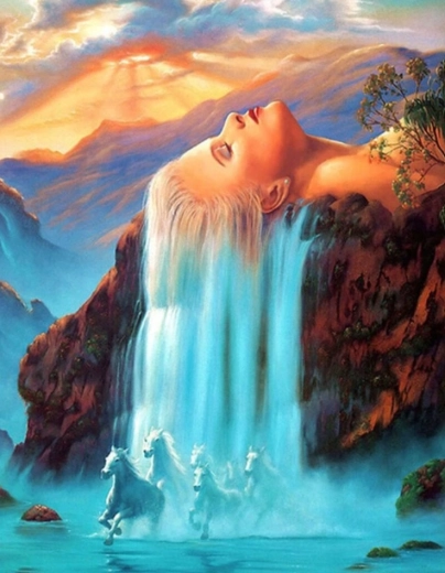 Pittura diamantata Sognare 30 × 40 cm