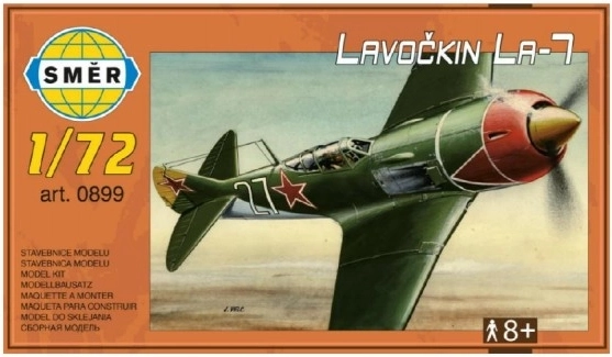 Modello aereo Lavochkin La-7 in scala 1:72