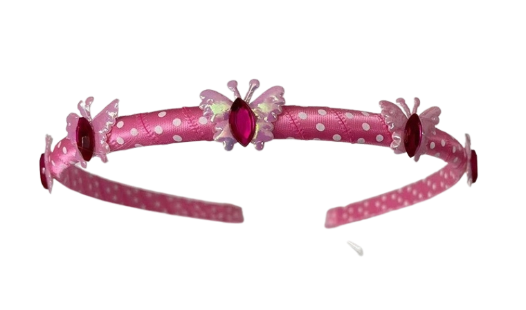 Cerchietto di bigiotteria per bambine in colori vivaci