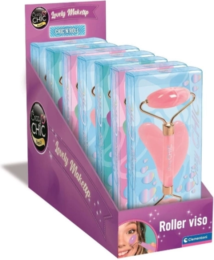 crazy chic rullo massaggiante e pietra gua sha per il viso