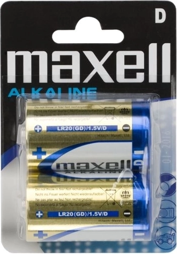 Batterie alcaline D LR20 1,5 V, 2 pezzi