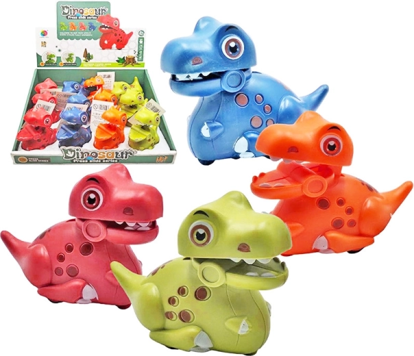 Giocattolo dinosauro a molla che cammina