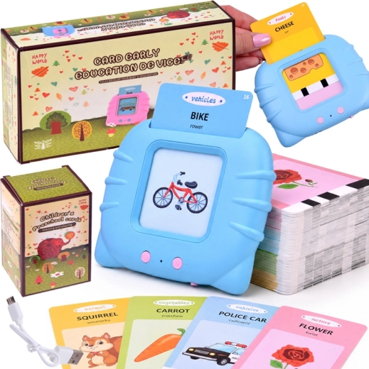 Lettore interattivo di schede educative per bambini polacco–inglese (224 carte)