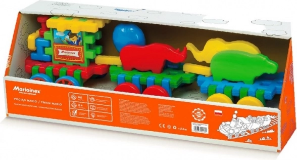 Set di costruzione treno MARIO – 41 pezzi