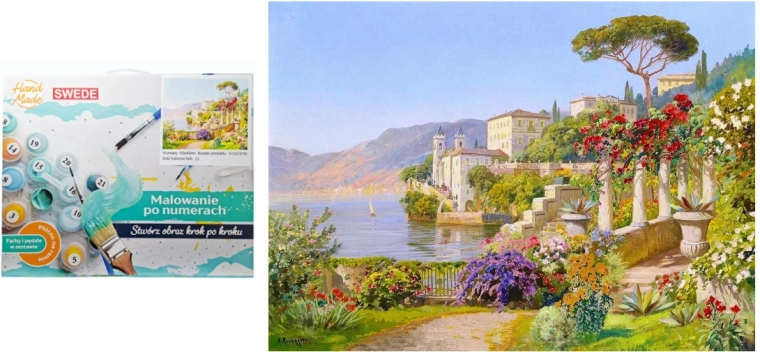 Dipingi con i numeri – In giardino