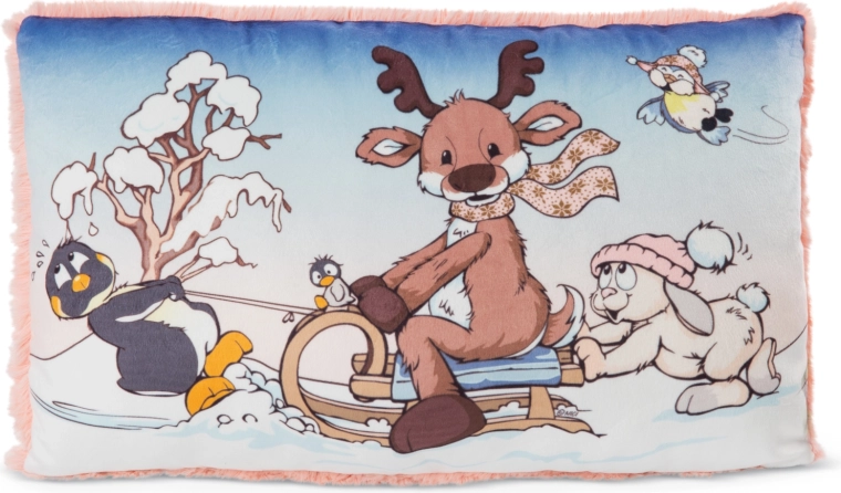 Cuscino NICI Winter Friends verde 43 × 25 cm