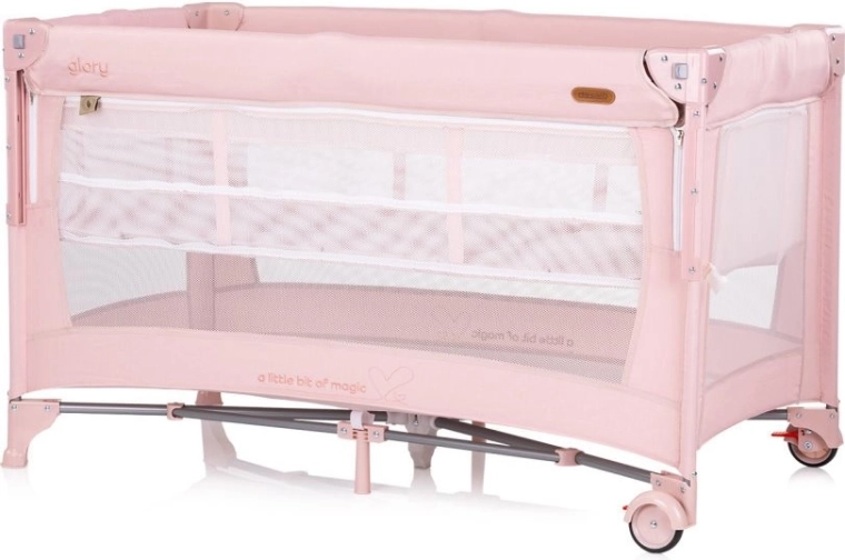 Lettino da viaggio Chipolino Glory rosa