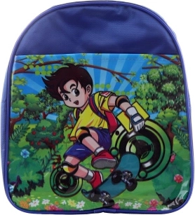 Zaino bambino con ragazzo sullo skateboard