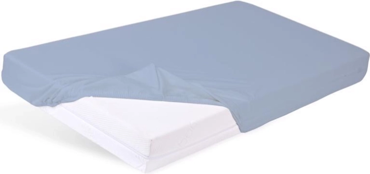 Babymatex lenzuolo impermeabile con elastico Bamboo azzurro chiaro 60 × 120 cm