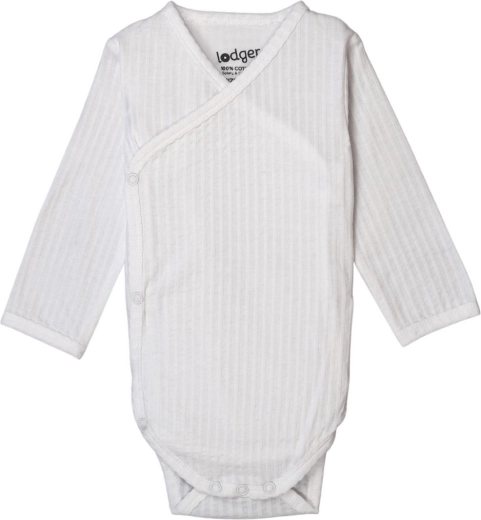 Lodger body avvolgente traspirante a maniche lunghe seersucker cloud dancer 68