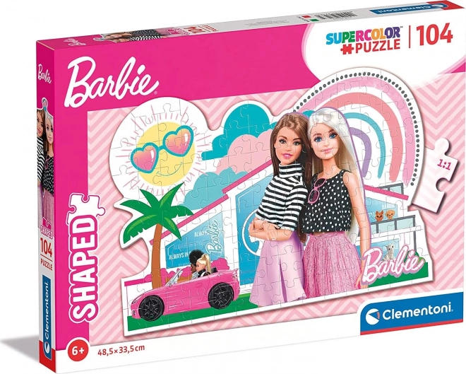 CLEMENTONI Puzzle sagomato Barbie 104 pezzi
