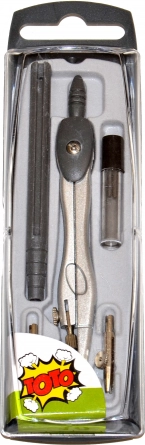 Compasso TOTO – set in metallo per la scuola