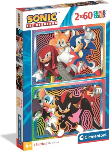 Puzzle Clementoni 2×60 SONIC THE HEDGEHOG