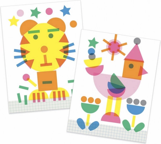 DJECO Set creativo di timbri Animali