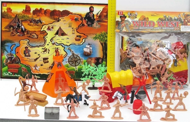 Indiani con accessori – miniature da gioco e set di accessori