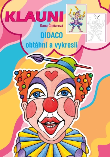 Album da colorare Akim Didaco clown - 1 pezzo