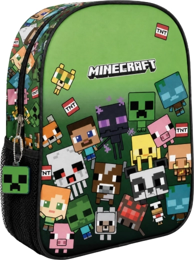 Zaino per bambini Minecraft verde 30 cm