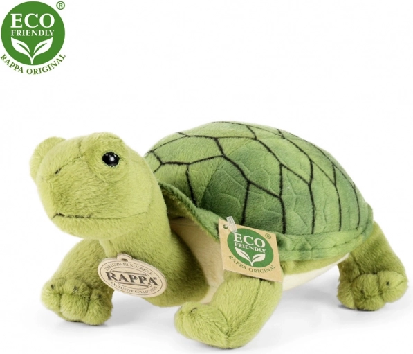 Rappa tartaruga di peluche Agáta verde 25 cm eco-friendly