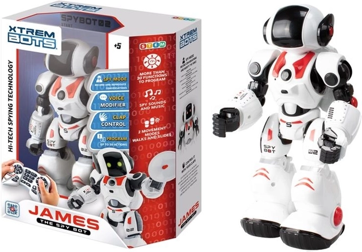 Xtrem Bots James the Spy Bot – robot spia telecomandato