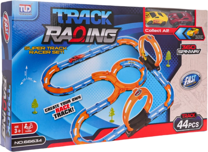 Pista da corsa con guida veloce